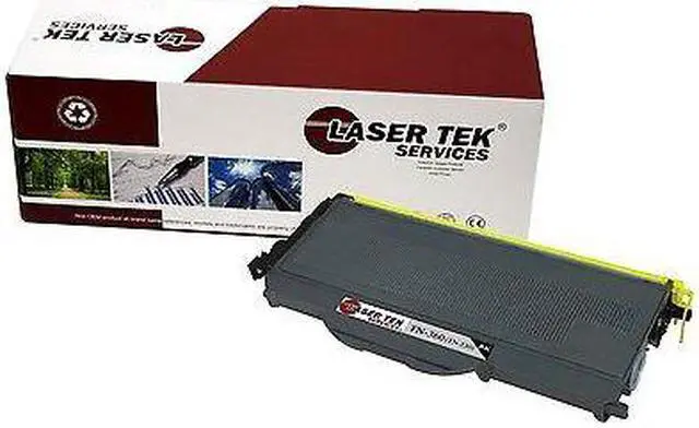 Alt view image 2 of 3 - Laser Tek Services ® Brother TN360 High Yield Compatible Replacement Toner Cartridge