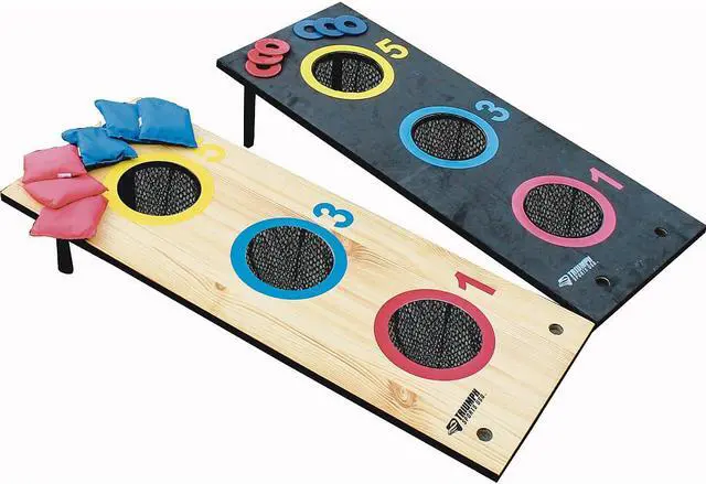 Alt view image 3 of 3 - Triumph Sports 2-In-1: 3-Hole Tournament Bag Toss and Washer Toss Game
