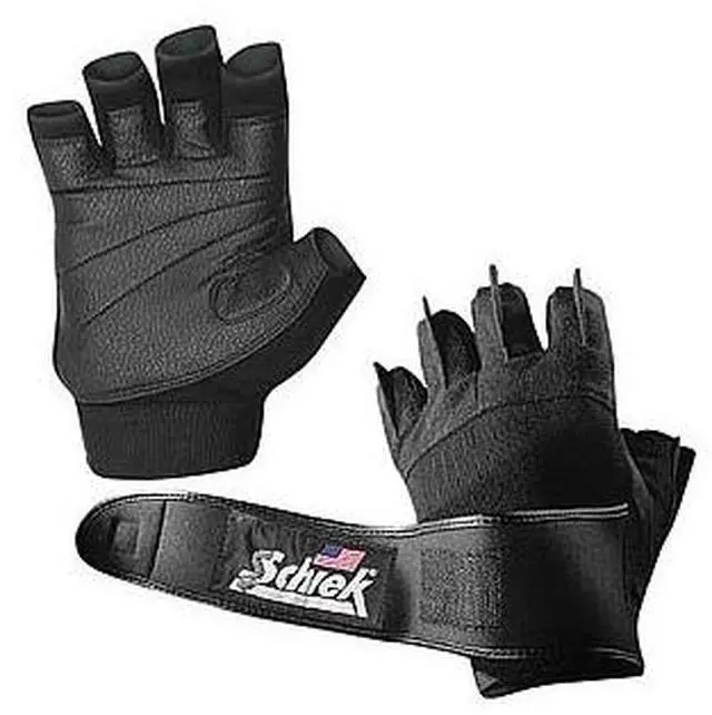 Alt view image 2 of 3 - Schiek Sport 540-XL Platinum Gel Lifting Glove with Wrist Wraps  XL