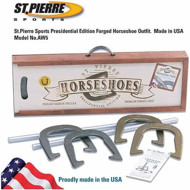 Alt view image 3 of 5 - St. Pierre American Presidential Edition Horseshoes Set