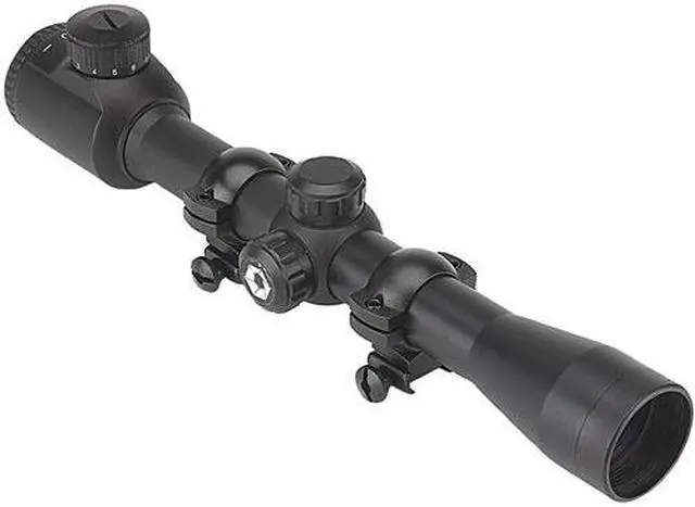 Main image of Barska AC10037 Barska 4x32 IR Plinker-22 Black Matte Scope with Rings