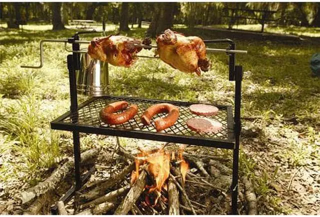 Alt view image 3 of 16 - Texsport Rotisserie and Spit Grill