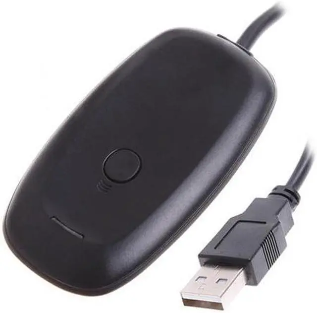 Alt view image 4 of 4 - Black PC Wireless Controller Gaming Receiver Adapter For Microsoft XBOX 360