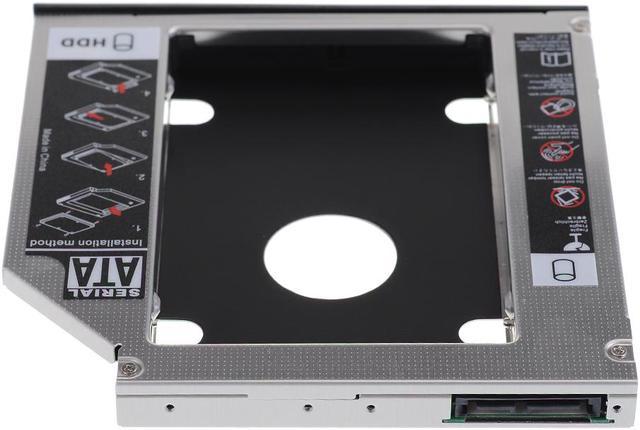 Universal 12.7mm SATA 2nd HDD HD Hard Drive Caddy Adapter For