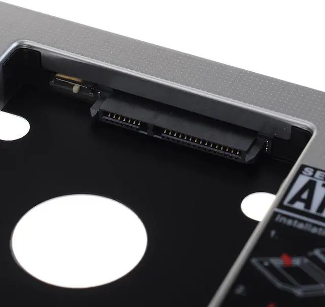 Alt view image 4 of 7 - Universal 12.7mm SATA 2nd HDD HD Hard Drive Caddy Adapter For Laptop CD / DVD-ROM Optical Bay, HP, DELL, Thinkpad, Sony, Toshiba, ASUS, Fujitsu, Acer etc.