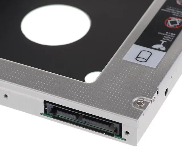 Alt view image 5 of 7 - Universal 12.7mm SATA 2nd HDD HD Hard Drive Caddy Adapter For Laptop CD / DVD-ROM Optical Bay, HP, DELL, Thinkpad, Sony, Toshiba, ASUS, Fujitsu, Acer etc.