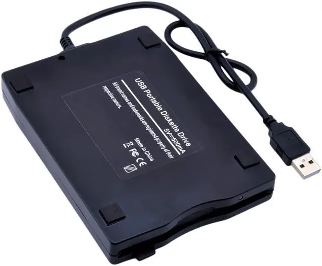 Alt view image 4 of 5 - Slim 3.5" Inch USB 1.44MB Portable External Floppy Drive Disk for PC Laptop Desktop