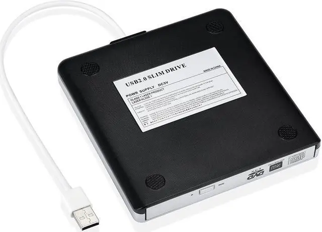 Alt view image 5 of 8 - Patazon CD/DVD-RW Burner Writer External Hard Drive CD/DVD Drive with USB2.0 Cable for Apple Macbook, Macbook Pro, Macbook Air or other Laptop/Desktops-Silvery