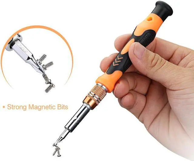 Alt view image 3 of 7 - Patazon 58-in-1 with 54 Bit Magnetic Driver Kit, Precision Screwdriver Set Cell Phone, Tablet, PC, MacBook, Electronics Repair Tool Kit