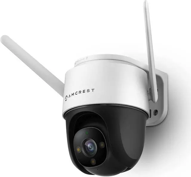 Main image of Amcrest 4MP Outdoor PT WiFi IP Camera Pan Tilt Zoom (Digital 16x) SmartHome WiFi Camera Security Speed Dome, Motorized Pan/Tilt, 98ft Nightcolor, WiFi (2.4Ghz), 107º FOV, IP66, ASH47-W (Refurbished)