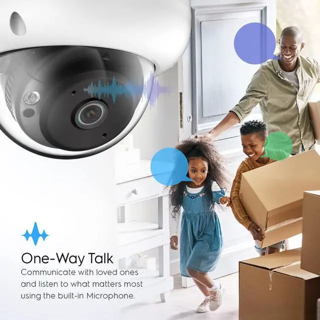 Alt view image 7 of 8 - amcrest panoramic ip poe camera, 180 panoramic 4-megapixel poe ip dome camera, security outdoor camera, 50ft nightvision, ivs features and people counting, microsd recording, ip4m-pd183ew-ai white