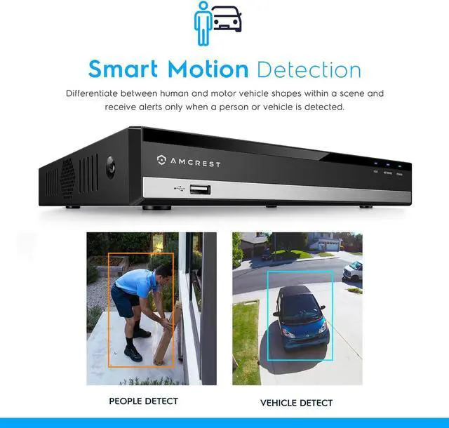 Alt view image 3 of 7 - Amcrest 5MP UltraHD 8 Channel DVR Security Camera System Recorder, 5MP Security DVR for Analog Security Cameras, Remote Smartphone Access, HDD & Cameras NOT Included (AMDV5M8)