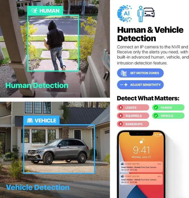 Alt view image 3 of 7 - Amcrest 4K UltraHD 32 Channel AI DVR Security Camera System Recorder, 8MP Security DVR for Analog Security Cameras & Amcrest IP Cameras, AI Smart DVR, HDD & Cameras NOT Included (AMDV5232-I3)