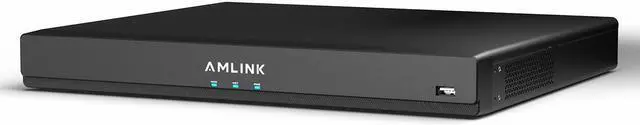 Main image of AMLINK 12MP 16CH AI NVR (8-Port PoE), Smart NVR, Human Detection & Vehicle Detection - Supports 16 x 12MP IP Cameras, Supports 1 x 20TB HDD (Not Included) ALN-4216E