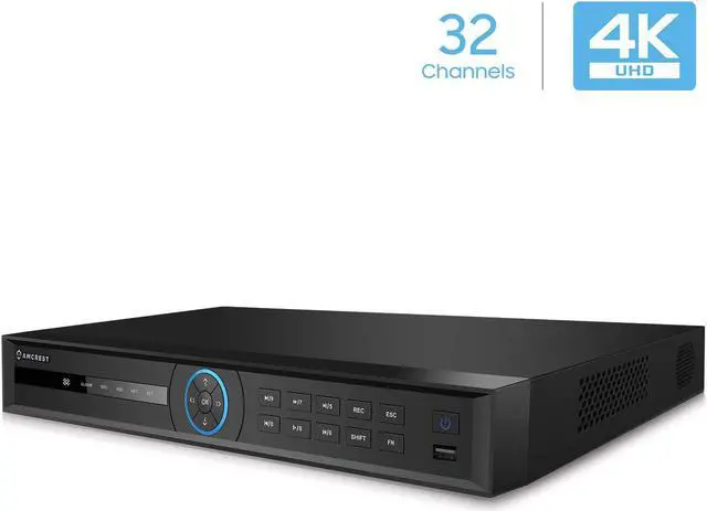 Main image of Amcrest 4K NV5232 (32CH 720P/1080P/3MP/4MP/5MP/6MP/4K/12MP) Network Video Recorder - Supports up to 32 x 4K IP Cameras, Supports up to 2 x 10TB Hard Drives (Not Included) (No PoE Ports Included)