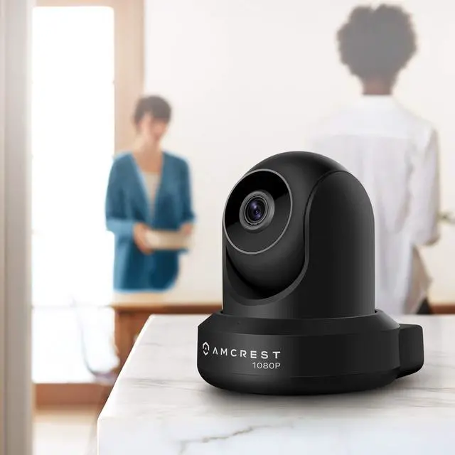 Alt view image 7 of 14 - Amcrest ProHD 1080P WiFi Camera 2MP (1920TVL) Indoor Pan/Tilt Security Wireless IP Camera IP2M-841B (Black)