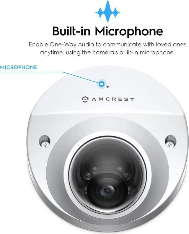 Alt view image 5 of 7 - amcrest 5-megapixel wedge ip poe ai camera, security ip camera outdoor, built-in microphone, human & vehicle detection, perimeter protection, 98ft night vision, 130 fov, 5mp@20fps ip5m-w1150ew-ai