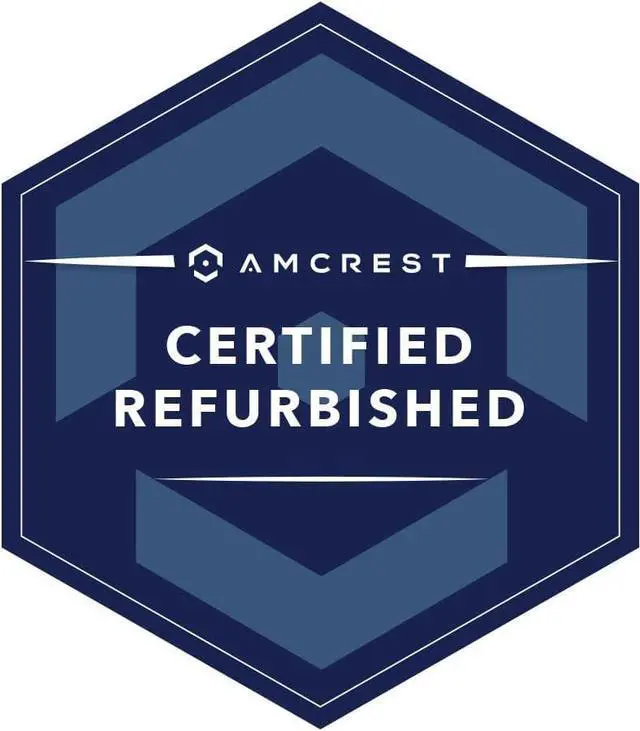 Alt view image 3 of 3 - Amcrest Full HD 1080P 1920TVL Dome Outdoor Security Camera, 2MP 1920x1080, 3.6mm Lens 90° Viewing Angle, Black (REP-AMC1080DM36-B) (Refurbished)
