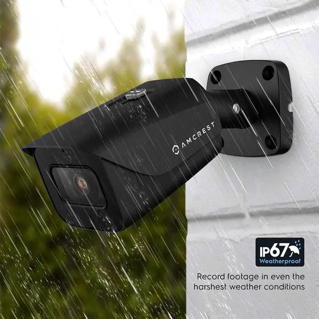 Alt view image 6 of 6 - Amcrest 4K Analog Outdoor Security Camera, Bullet 4K (8MP) @15fps, CCTV-Coax-BNC, 130ft Night Vision, IP67 Metal, (Not an IP Camera) (DVR Required, Not Included) (AMC4KBC28-B) (Refurbished)