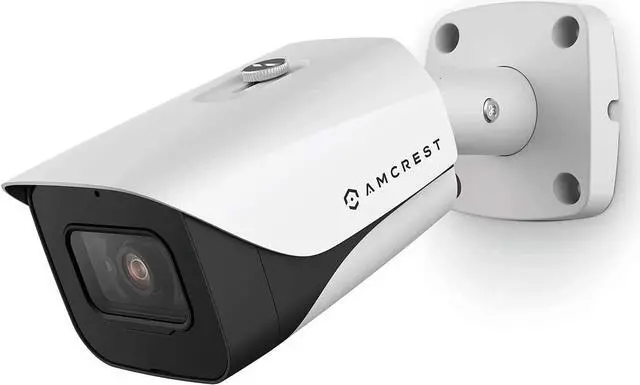 Main image of Amcrest 4K Analog Outdoor Security Camera, Bullet 4K (8MP) @15fps, CCTV-Coax-BNC, 130ft Night Vision, IP67 Metal, White (Not an IP Camera) (DVR Required, Not Included) (AMC4KBC28-W) (Refurbished)