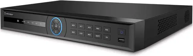 Main image of Amcrest 5Series 4K 32 Channel 16 Ports PoE NVR (Record 32CH 4K @30fps View/Playback 4CH 4K@30fps) Network Video Recorder (Hard Drive Not Included) NV5232E-16P (Refurbished)