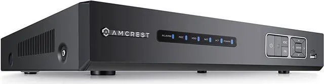 Main image of Amcrest NV4108 (8CH 1080P/3MP/4MP/5MP) Network Video Recorder - Supports up to 8 x 2.1MP WiFi IP Cameras @30fps, Supports up to 4TB HDD (Not Included) (No Built-in WiFi) (Refurbished)