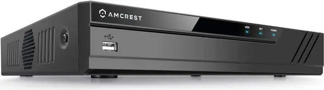 Main image of Amcrest (16CH 720p/1080p/3MP/4MP/5MP/6MP/8MP/4K) Network Video Recorder, 16CH (8-Port PoE) NVR - Supports up to 16 x 4K IP Cameras, HDD Not Included (Supports up to 6TB) NV4116E-HS (Refurbished)