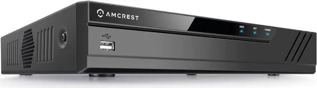 Main image of Amcrest 4K 8CH NVR (1080p/3MP/4MP/5MP/8MP) Network Video Recorder - Supports up to 8 x 8MP/4K IP Cameras, 8-Channel, Supports up to 6TB Hard Drive (No Built-in WiFi) (REP-NV4108-HS) (Refurbished)