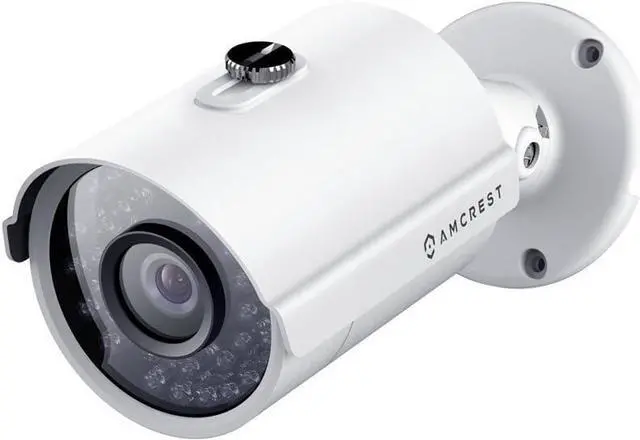 Main image of Amcrest Full HD 1080P 1920TVL Bullet Outdoor Security Camera, 2MP 1920x1080, 98ft Night Vision, Metal Housing, 3.6mm Lens 90° Viewing Angle, White (REP-AMC1080BC36-W) (Refurbished)