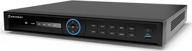 Main image of Amcrest 4K NV4208-EI 8CH AI NVR, Smart NVR, Facial Recognition, Face Detection & Vehicle & Human Intruder Detection - Supports 2 x 16TB Hard Drive's (Not Included) (No PoE Ports Included)