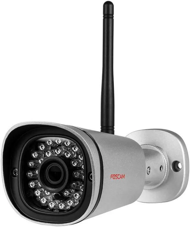 Alt view image 2 of 11 - Foscam FI9900P Outdoor Full HD 1080P Wireless Night Vision WDR IP Security Camera (Silver)