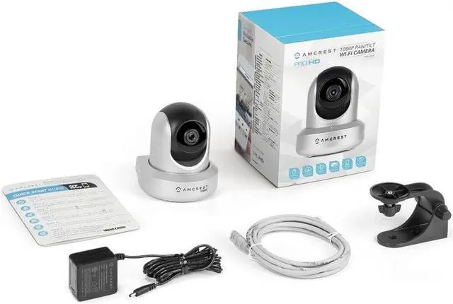 Alt view image 6 of 6 - Amcrest IP2M-841 ProHD 1080P (1920TVL) Wireless WiFi IP Camera, Silver
