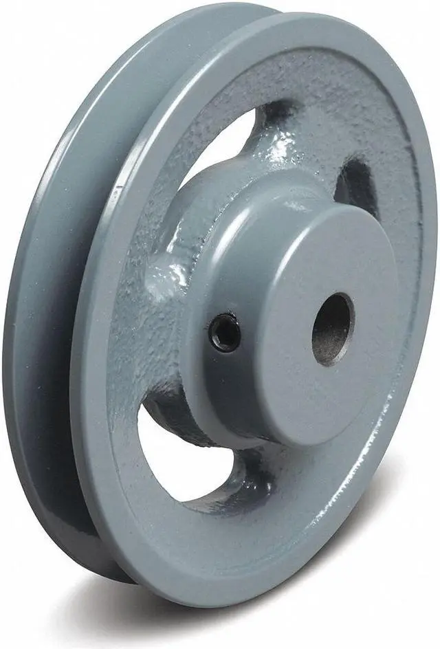 Alt view image 2 of 2 - ZORO SELECT AK46X1/2 1/2 in Fixed Bore 1 Groove V-Belt Pulley 4.45 in OD