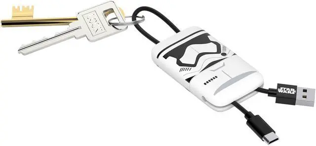 Alt view image 2 of 2 - Star Wars TLJ StormTrooper KeyLine Micro USB Cable 22cm