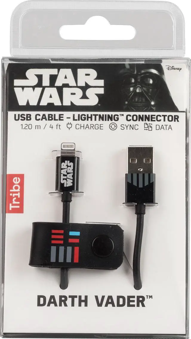 Alt view image 3 of 3 - Star Wars Darth Vader Micro USB Cable 120cm