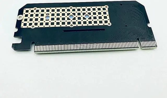 Alt view image 6 of 6 - M.2 NVME PCIE to M2 Adapter LED NVME SSD M2 PCIE x16 Expansion Card Computer Adapter Interface M.2 NVMe SSD NGFF To PCIE 3.0 X16