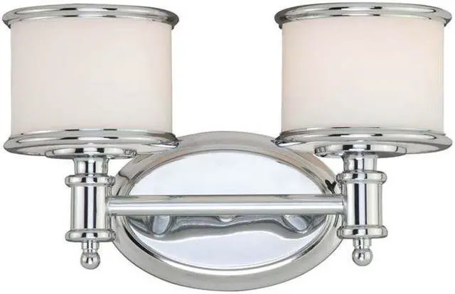 Alt view image 2 of 15 - Vaxcel Carlisle 2L Vanity Light Chrome - CR-VLU002CH