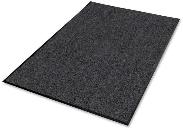 Alt view image 3 of 19 - Genuine Joe Indoor Wiper Mat Nylon Carpet Rubber Back 33-1/2"X56" GY 58354