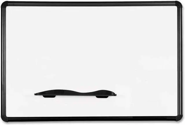 Alt view image 3 of 12 - Balt Presidential Trim Dry Erase Porcelain Whiteboard, Black Frame, 3x2 E2H2PBT1