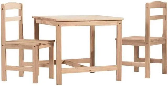 Alt view image 2 of 6 - International Concepts 2027 Juvenile 3 Piece Table Set