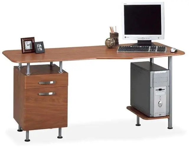 Alt view image 4 of 7 - Mayline Compact Box/File Desk Computer Workstation 1 EA