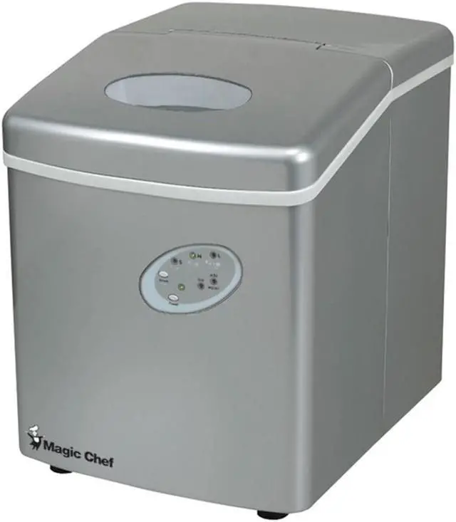 Alt view image 11 of 17 - MAGIC CHEF MCIM22TS 27-lb portable mini ice maker ,silver