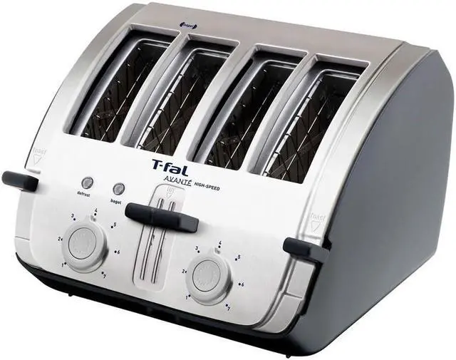 Alt view image 11 of 12 - T-Fal TT7461002A Avante Deluxe 4-Slice Toaster