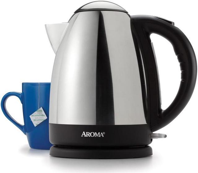 AROMA AWK-116SB Stainless-Steel 2-Liter Electric Water Kettle 