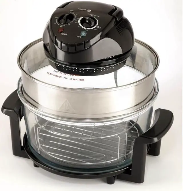 Alt view image 2 of 8 - Fagor 670040380 12 Quart Halogen Tabletop Oven, Black