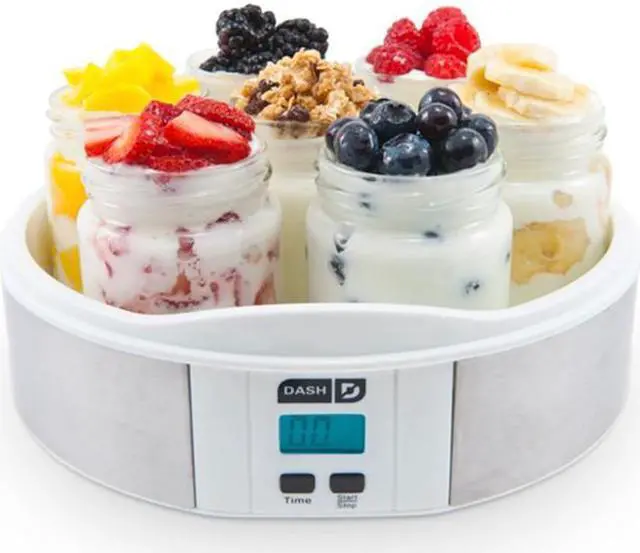 Alt view image 2 of 2 - Dash DSY007CM STAINLESS 7 Jar Home Yogurt Maker