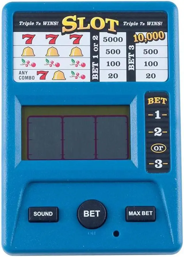 Alt view image 2 of 2 - Trademark Poker Electronic Handheld Slot Machine Game