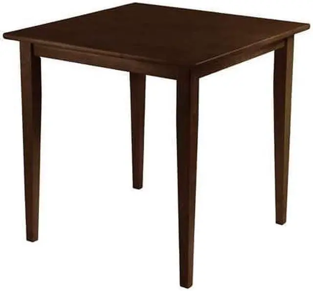 Alt view image 2 of 4 - Groveland Square Dining Table, Shaker Leg, Antique Walnut Finish By Winsome Wood