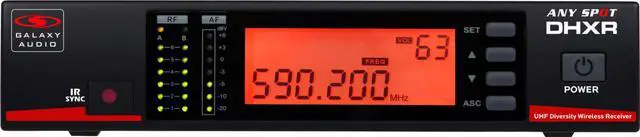 Alt view image 2 of 10 - Galaxy Audio DHXR/HH65 Handheld Wireless Microphone System - D (584-607 MHz)