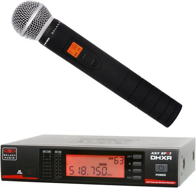 Main image of Galaxy Audio DHXR/HH65 Handheld Wireless Microphone System - D (584-607 MHz)